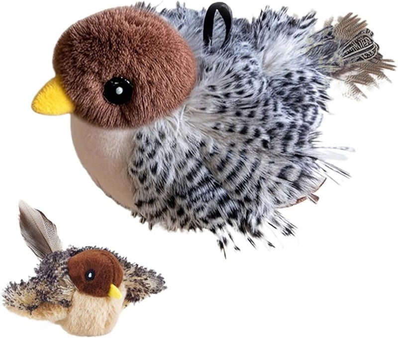 لعبة قطط تفاعلية Flappy Bird مع نعناع قطط وصافرة لتمارين القطط المنزلية - Image 1